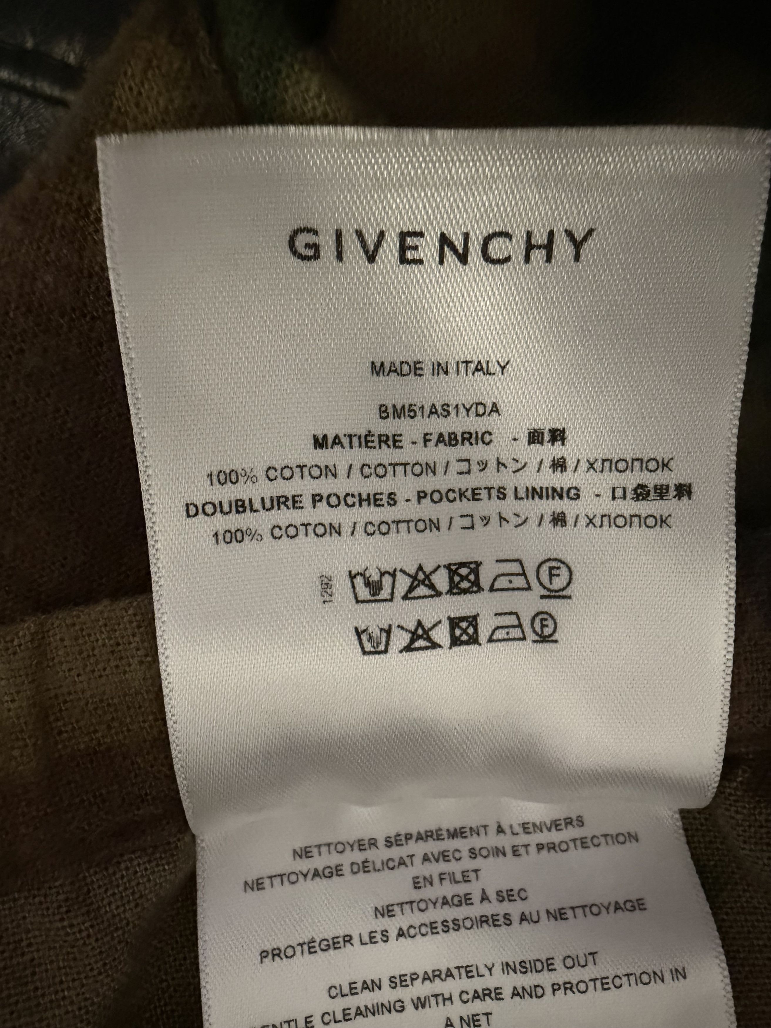 Givenchy Runway FW'23 Oversized Camouflage Cargo Trousers Size US 32 / EU 48 - 17 Thumbnail