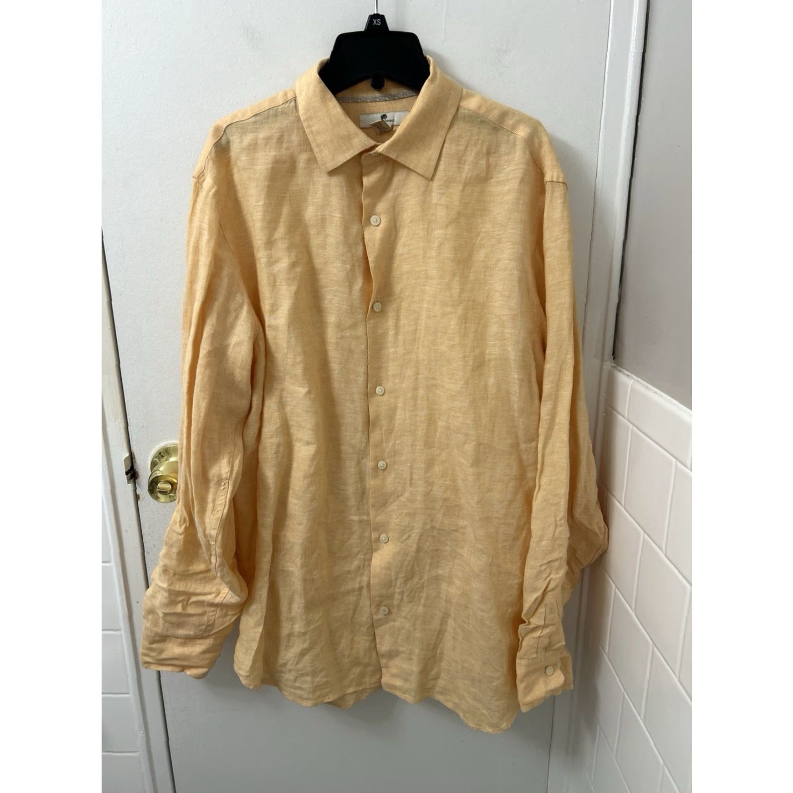 Banana Republic Banana Republic Shirt Mens L Orange Button-Down Logo L/S 2010) Size US L / EU 52-54 / 3 - 2 Thumbnail