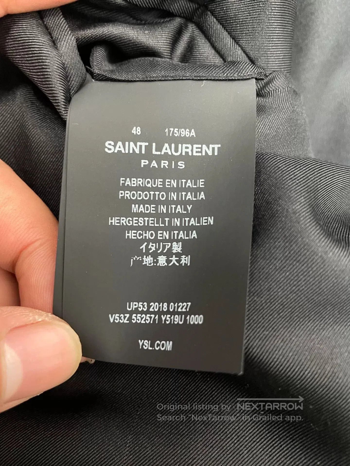 Saint Laurent Paris Saint Laurent SLP Sheepskin Wool Blazer. Size US M / EU 48-50 / 2 - 5 Thumbnail