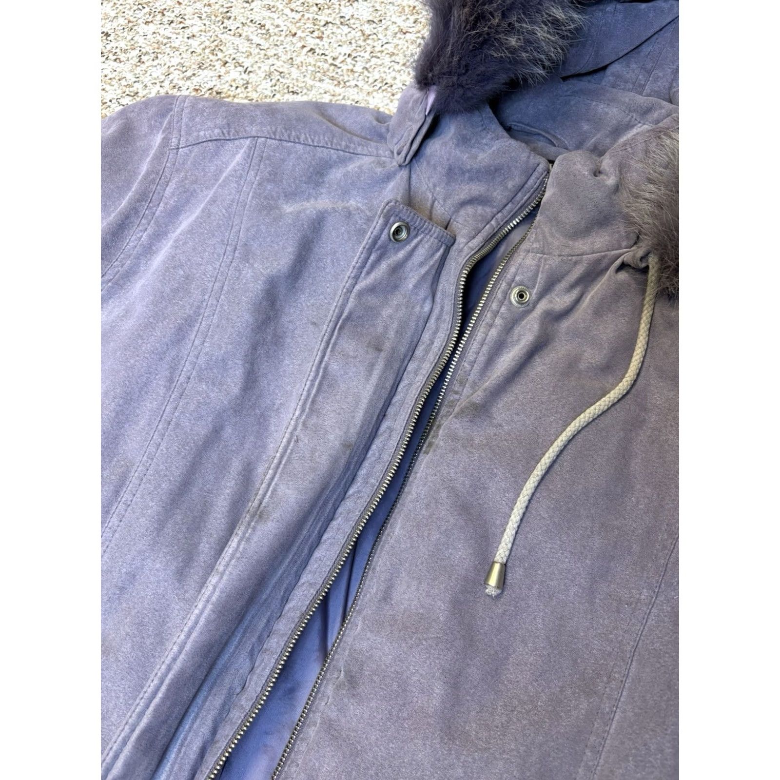 Vintage VINTAGE Bromley Sport Thermolite Women’s Coat Jacket Fox Fur Hood Parka Mid-Length Purple XXL Women 80s 90s Outdoor Sports Hooded Size XXL / US 16-18 / IT 52-54 - 3 Thumbnail