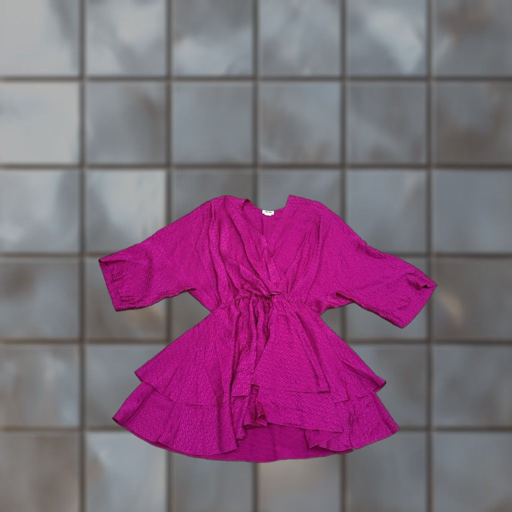 Zadig & Voltaire Zadig & Voltaire Hailey Jac ZV Silk Dress XS Pink Dress A-Line Knee Length Long Sleeve V-Neck Women Mens? Wait. Size XS / US 0-2 / IT 36-38 - 1 Thumbnail
