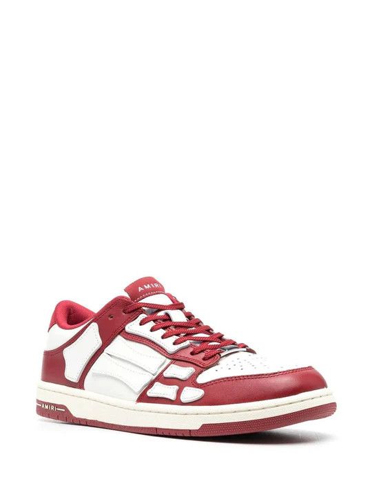 Amiri o1w1db11224 Low-Top Sneakers in White & Red Size US 9 / EU 42 - 2 Thumbnail