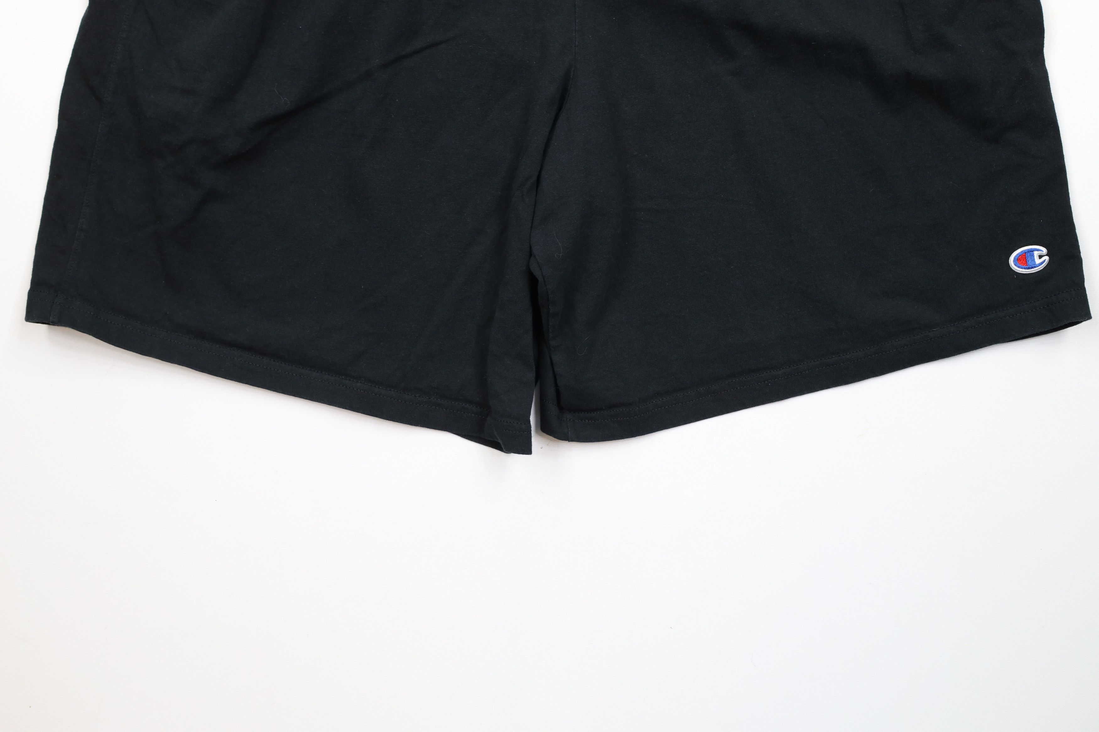 Champion × Vintage Vintage Champion Faded Above Knee Cotton Dad Shorts Black Size US 38 / EU 54 - 4 Thumbnail