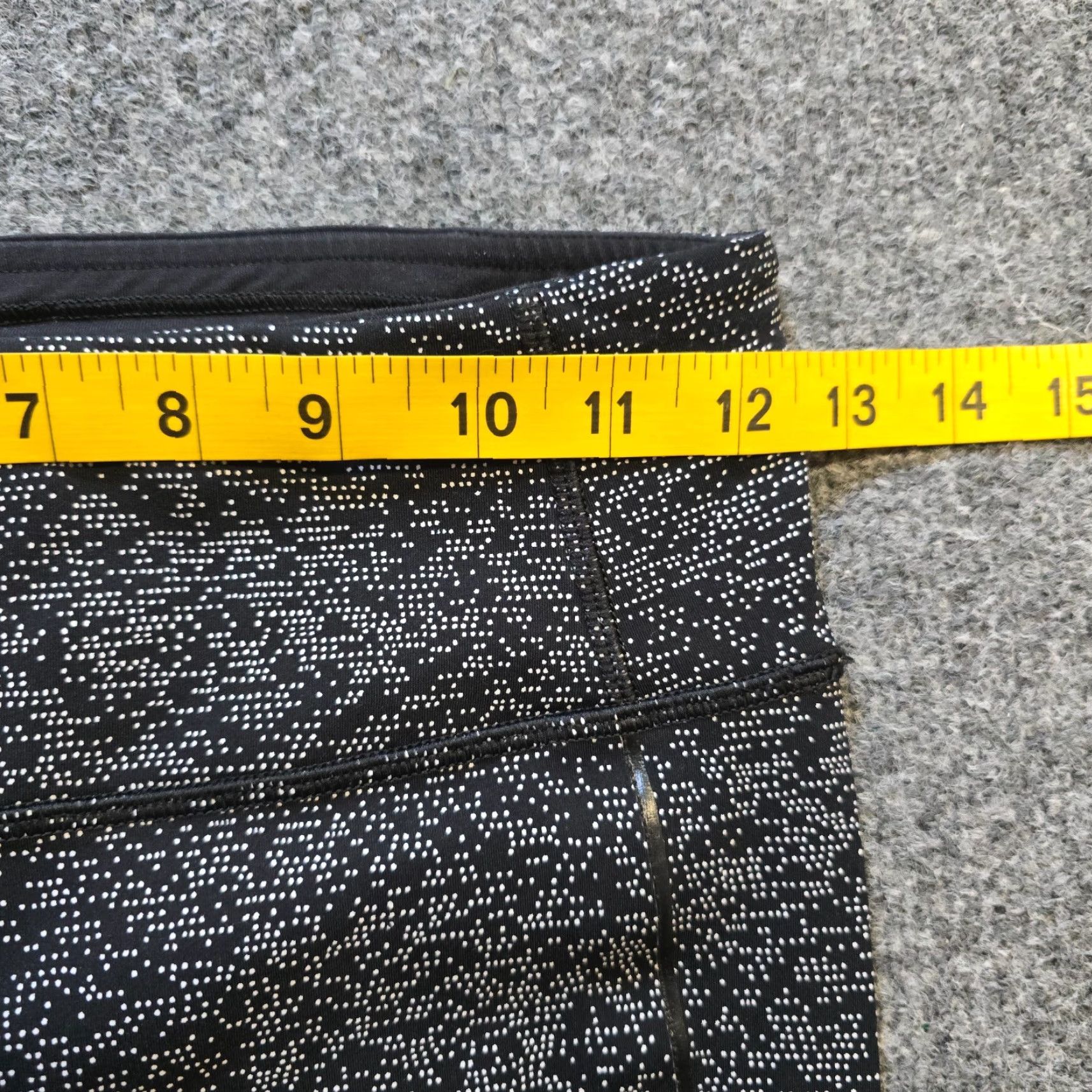 Lululemon Lululemon Wunder Under Crop Leggings Womens Size 4 Black Speckled Athletic Stretch Carnival Size 27" / US 4 / IT 40 - 5 Thumbnail