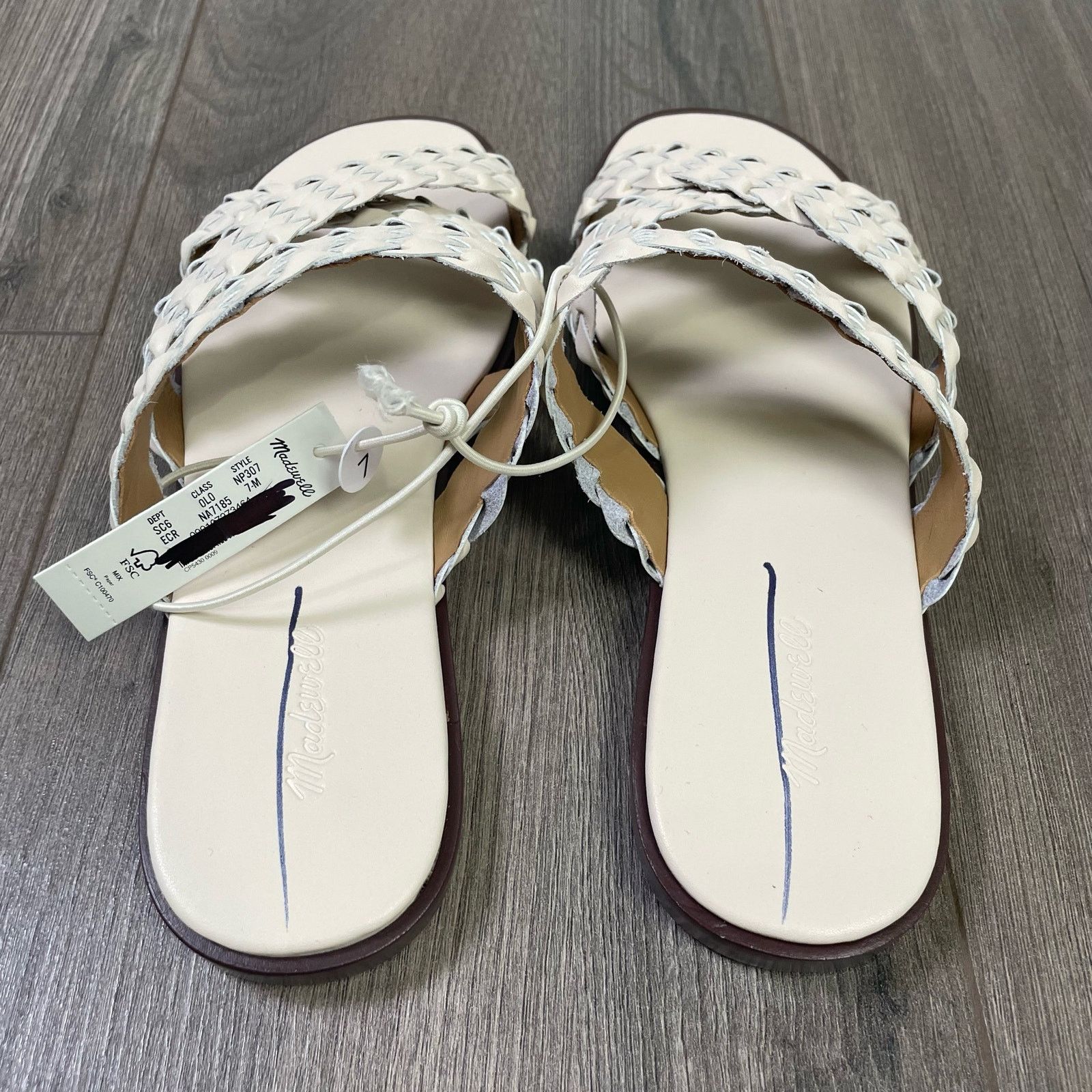 Madewell Madewell Trace Band Woven Eco Oil Veg Sandals US Women's 7M Size US 7 / IT 37 - 3 Thumbnail