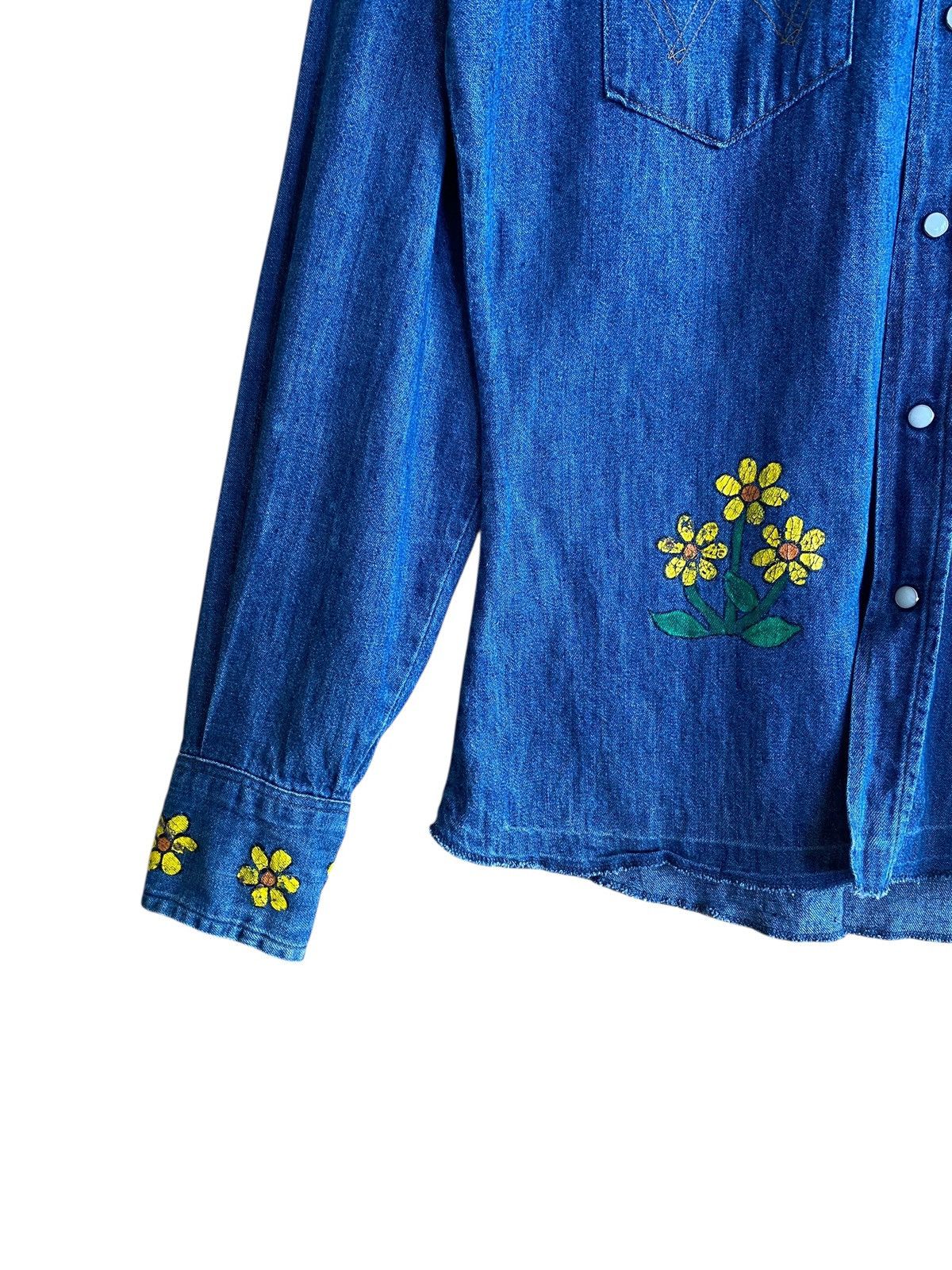 Wrangler Vintage Brand Wrangler Hand Printed Made In Usa 1970s Size US L / EU 52-54 / 3 - 3 Thumbnail