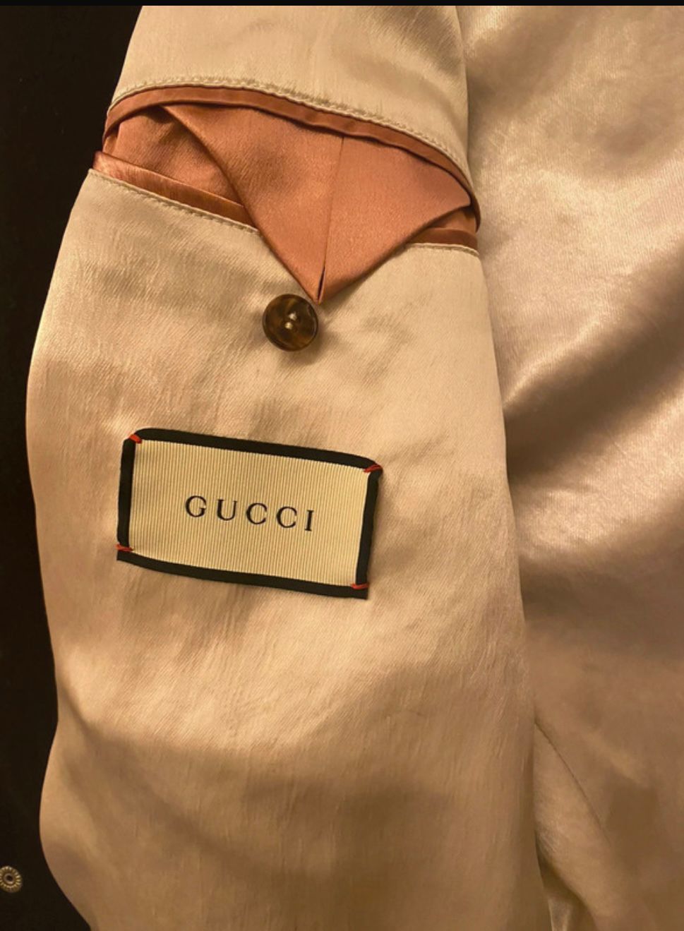 Gucci Gucci La Société Angélique Varsity Bomber Black Cream Size US L / EU 52-54 / 3 - 5 Thumbnail