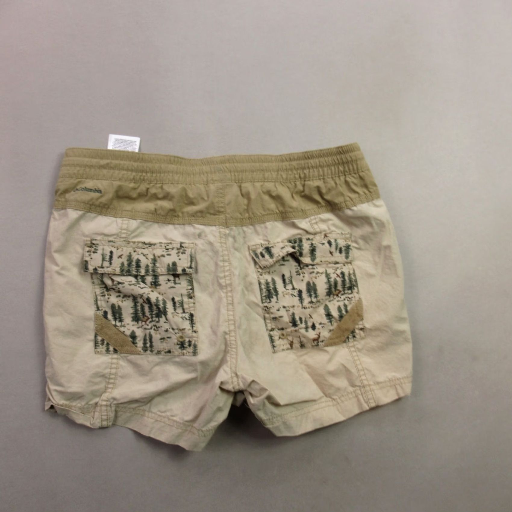 Vintage Columbia Shorts Womens 6 Chino Lightweight Hiking Pockets Beige Casual Beige Size 28" / US 6 / IT 42 - 5 Thumbnail