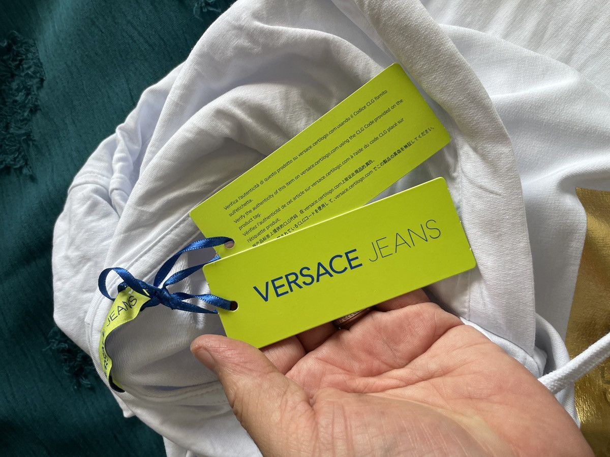 Versace Jeans Couture Fleece Lightweight stretch pullover hoodie nwt Size US M / EU 48-50 / 2 - 10 Thumbnail