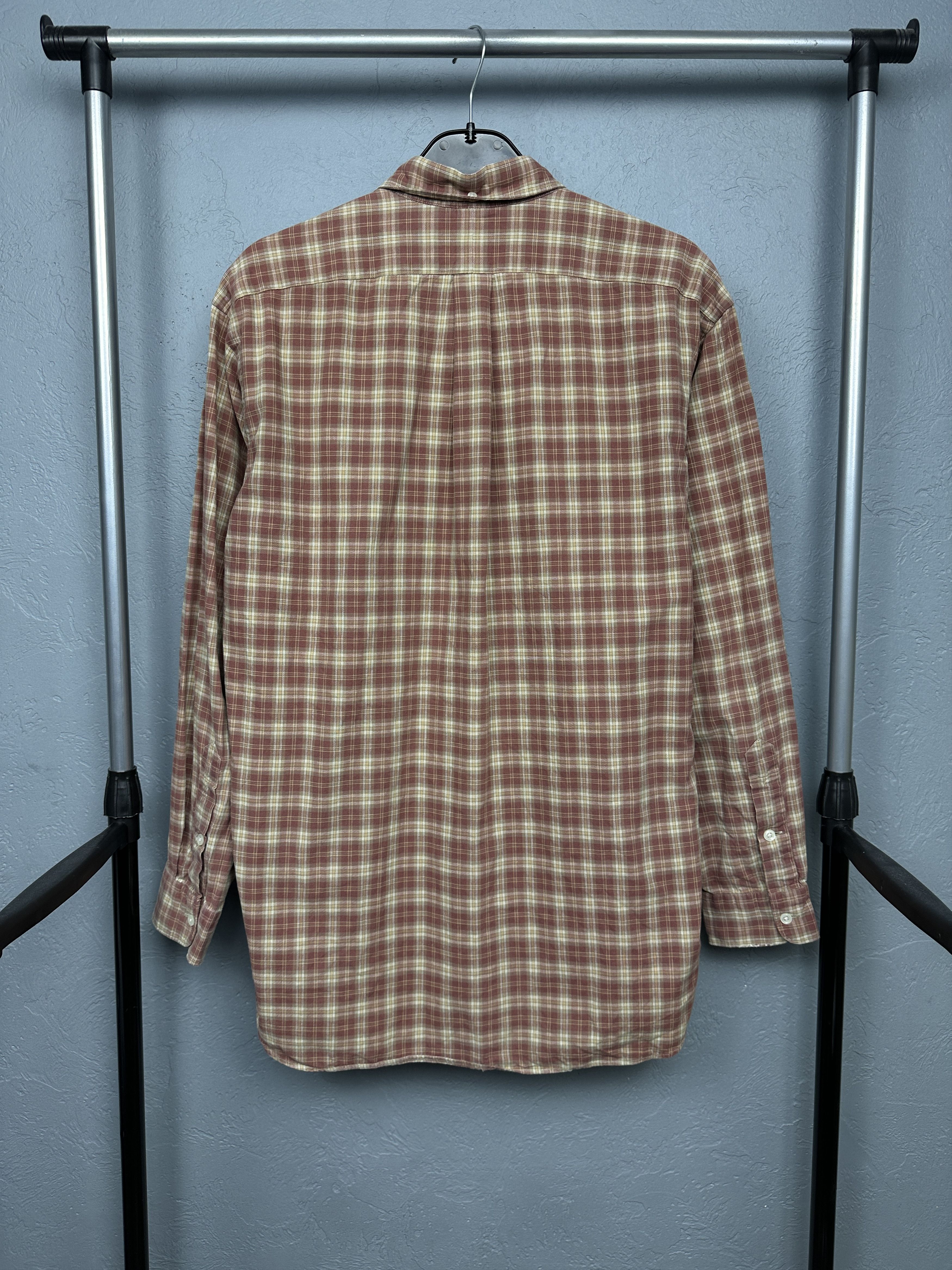 Polo Ralph Lauren Polo Ralph Lauren Vintage Mens Plaid Long Sleeve Shirt Size US M / EU 48-50 / 2 - 5 Thumbnail