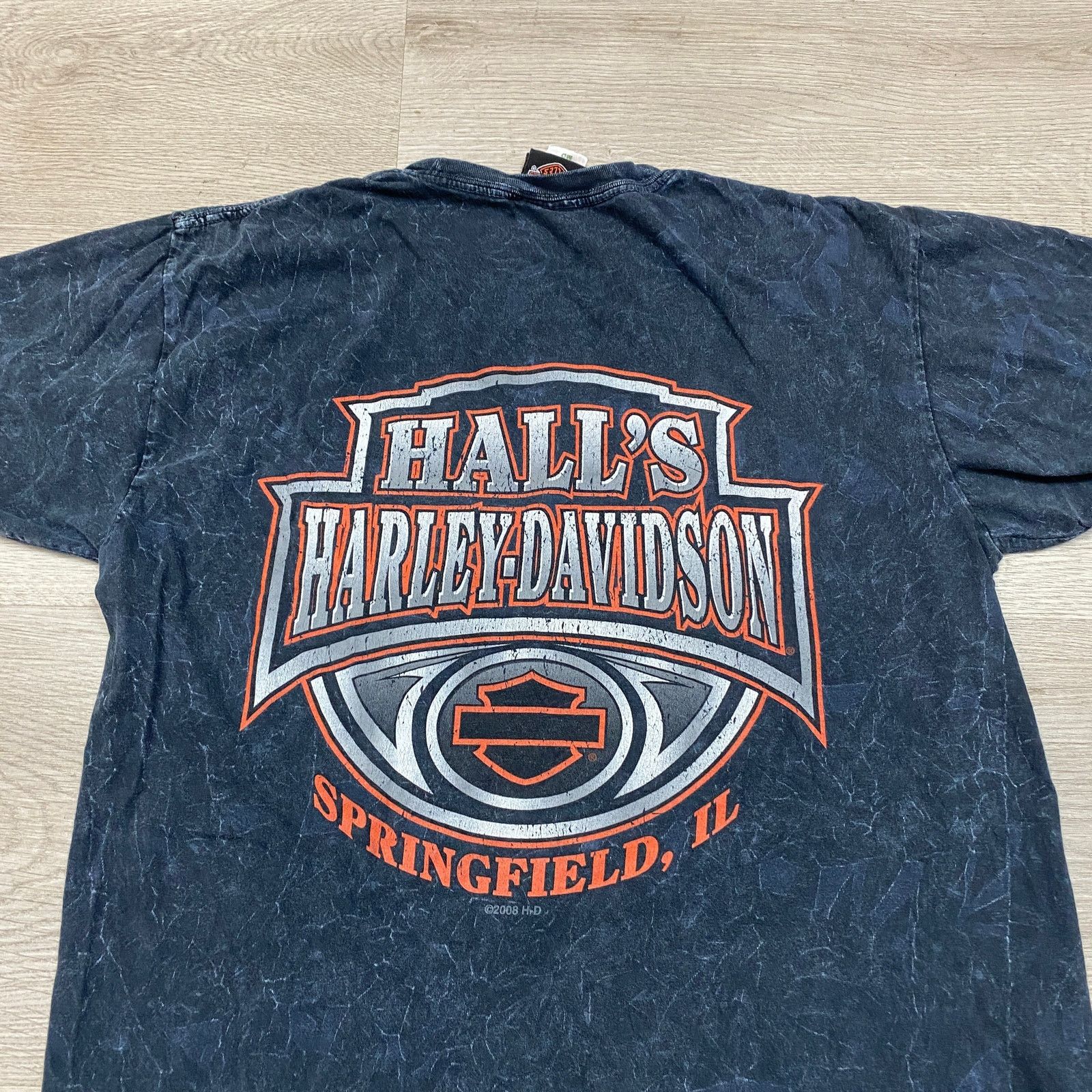 Harley Davidson Harley Davidson Hall's Springfield IL 2008 T Shirt Medium Size US M / EU 48-50 / 2 - 5 Thumbnail