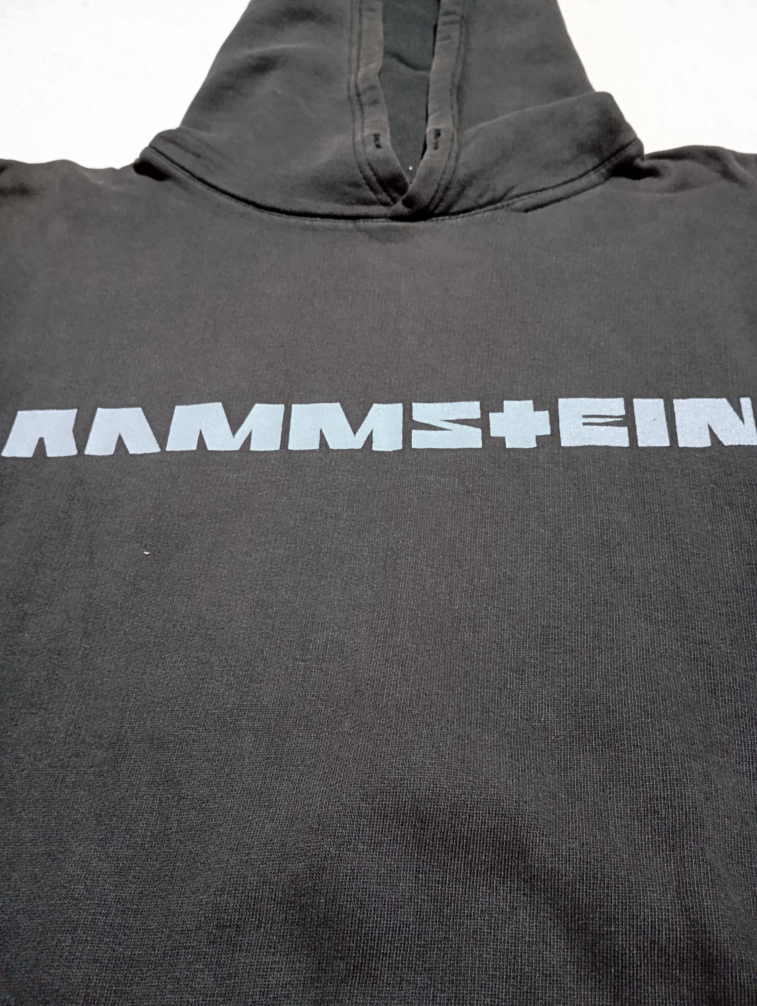 Band Tees Rammstein Faded Logo Hoodie Size US L / EU 52-54 / 3 - 4 Thumbnail