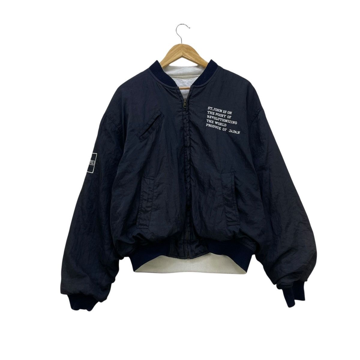 Japanese Brand Vintage St john Bomber Jacket Size US M / EU 48-50 / 2 - 1 Thumbnail