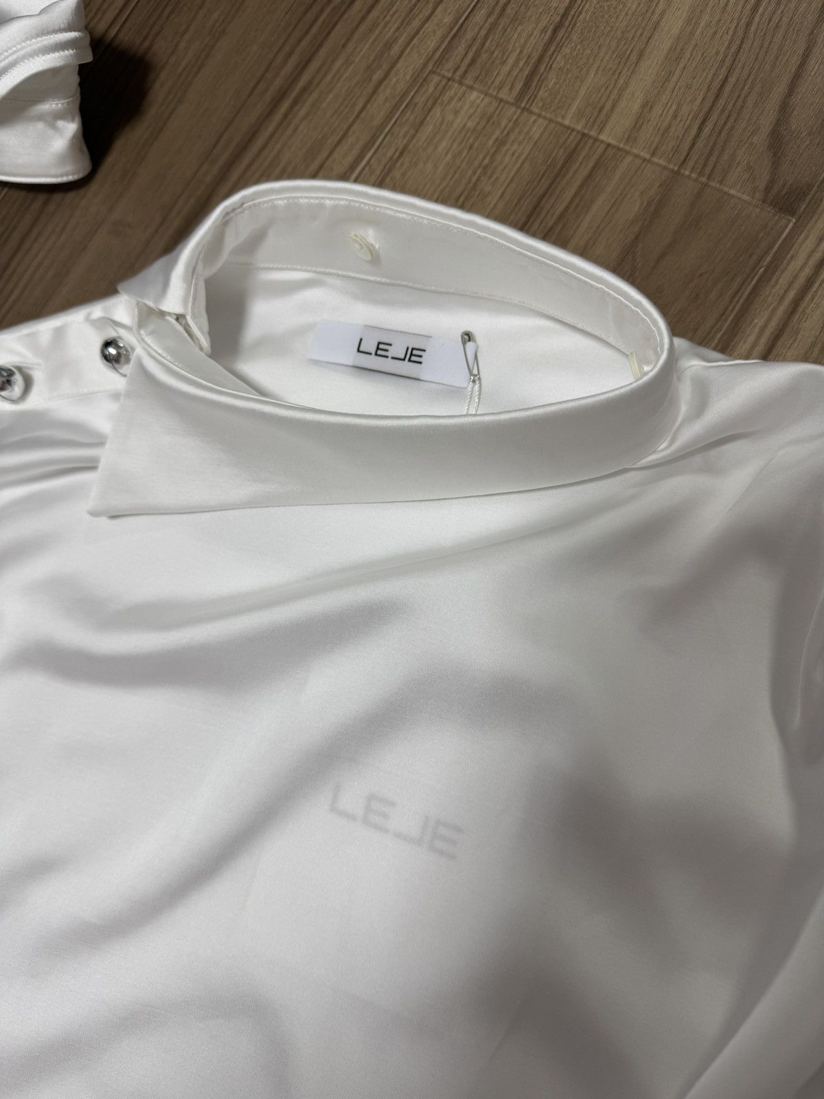 Other LEJE AW22 Asymmetric Wrap Shirt Size S / US 4 / IT 40 - 9 Thumbnail