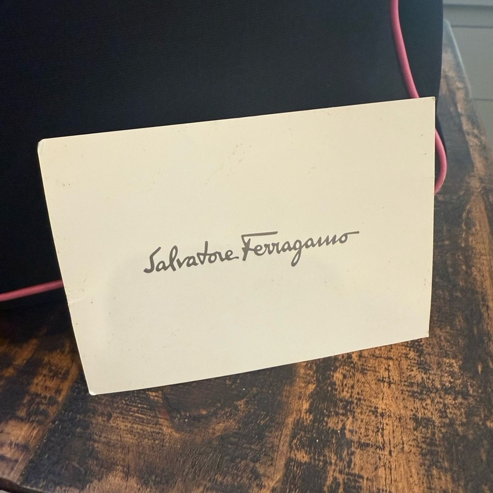 Salvatore Ferragamo Salvatore Ferragamo Black Tote w/Card & Dustbag Size ONE SIZE - 13 Thumbnail