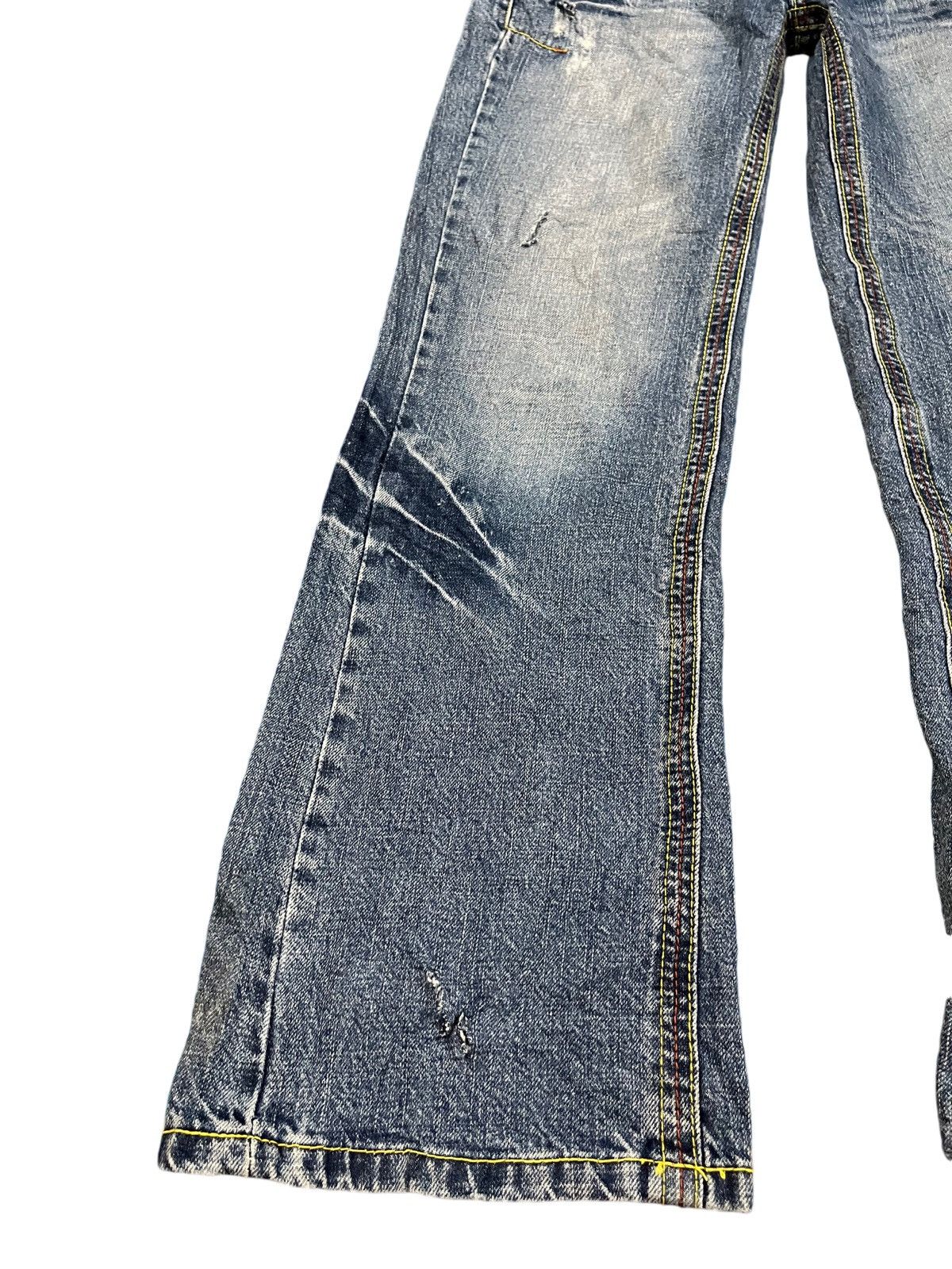 Japanese Brand × Seditionaries Vintage Japanese Brand Flare Punk Denim Size US 30 / EU 46 - 4 Thumbnail