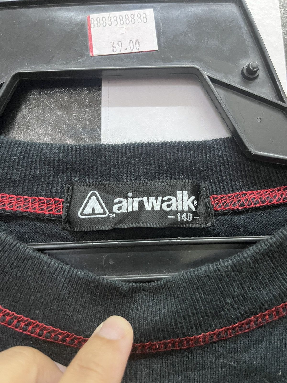 Airwalk × Powell Peralta FIRE 🔥 VINTAGE LATE 80s AIRWALK OVAL BIG LOGO Size US XXS / EU 40 - 7 Thumbnail