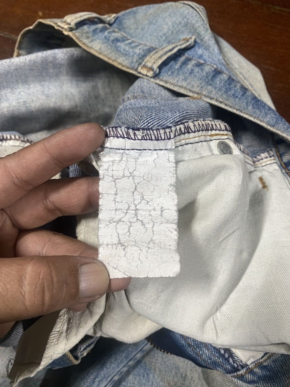 Levi's Vintage 80s 90s Levi’s Oren tag rusty distressed mud wash Size US 32 / EU 48 - 20 Thumbnail