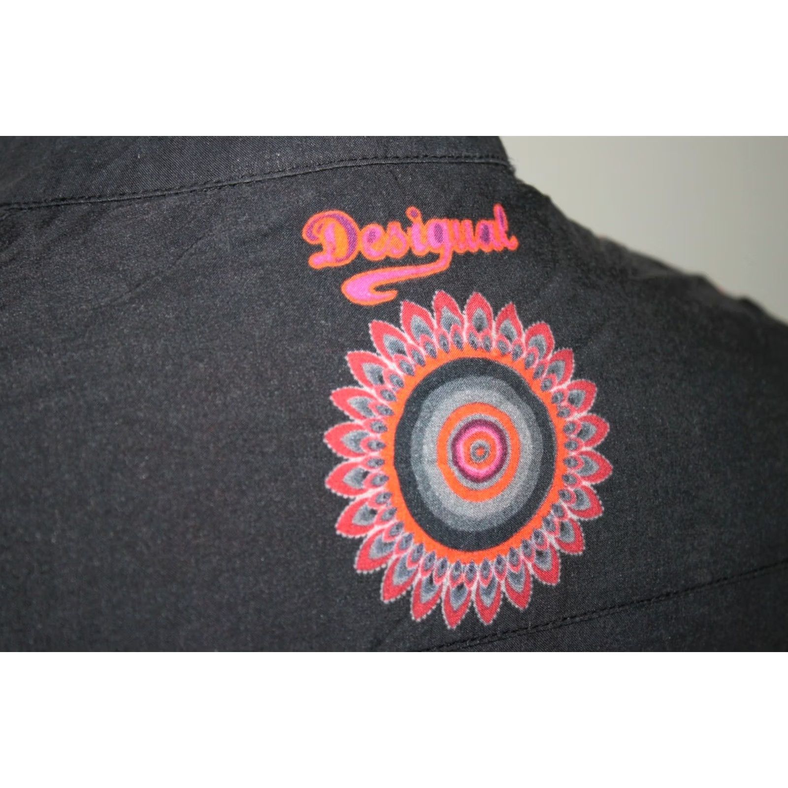 Desigual Desigual Black Blouse Shirt Womens M Size M / US 6-8 / IT 42-44 - 4 Thumbnail