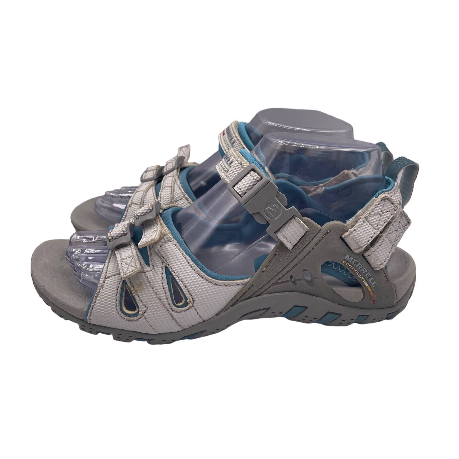 Merrell Merrell Waterpro Merced Aqua Sandals Outdoors Blue Womens 7 Size US 7 / IT 37 - 2 Thumbnail