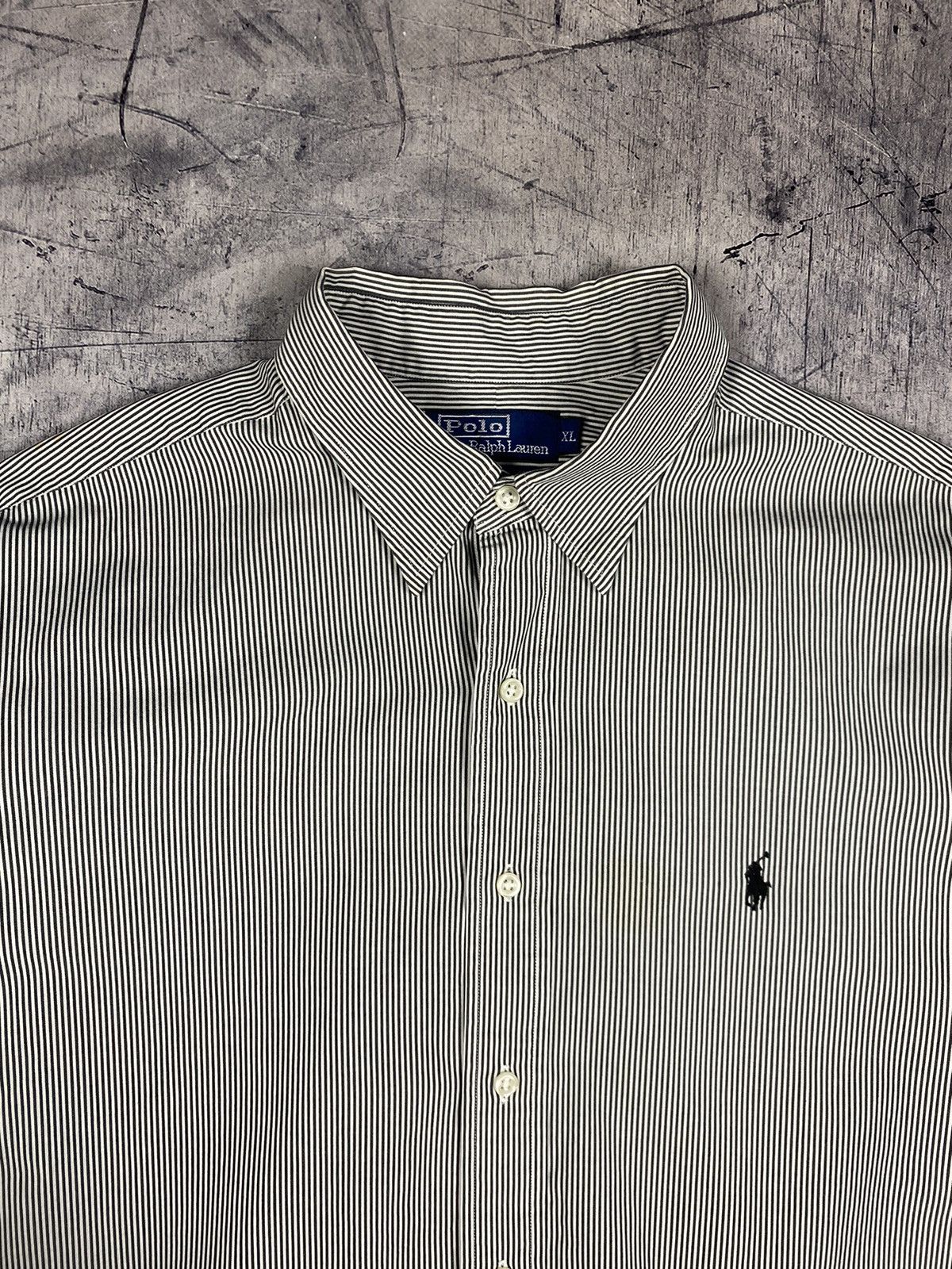 Polo Ralph Lauren × Vintage Vintage Polo Ralph Lauren Striped Button Up Shirt Size US XL / EU 56 / 4 - 6 Thumbnail