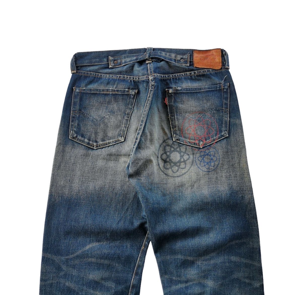 Futura × Levi's Vintage Clothing × Vintage Levis Vintage Clothing X Futura Selvedge Denim Jeans Size US 32 / EU 48 - 6 Thumbnail