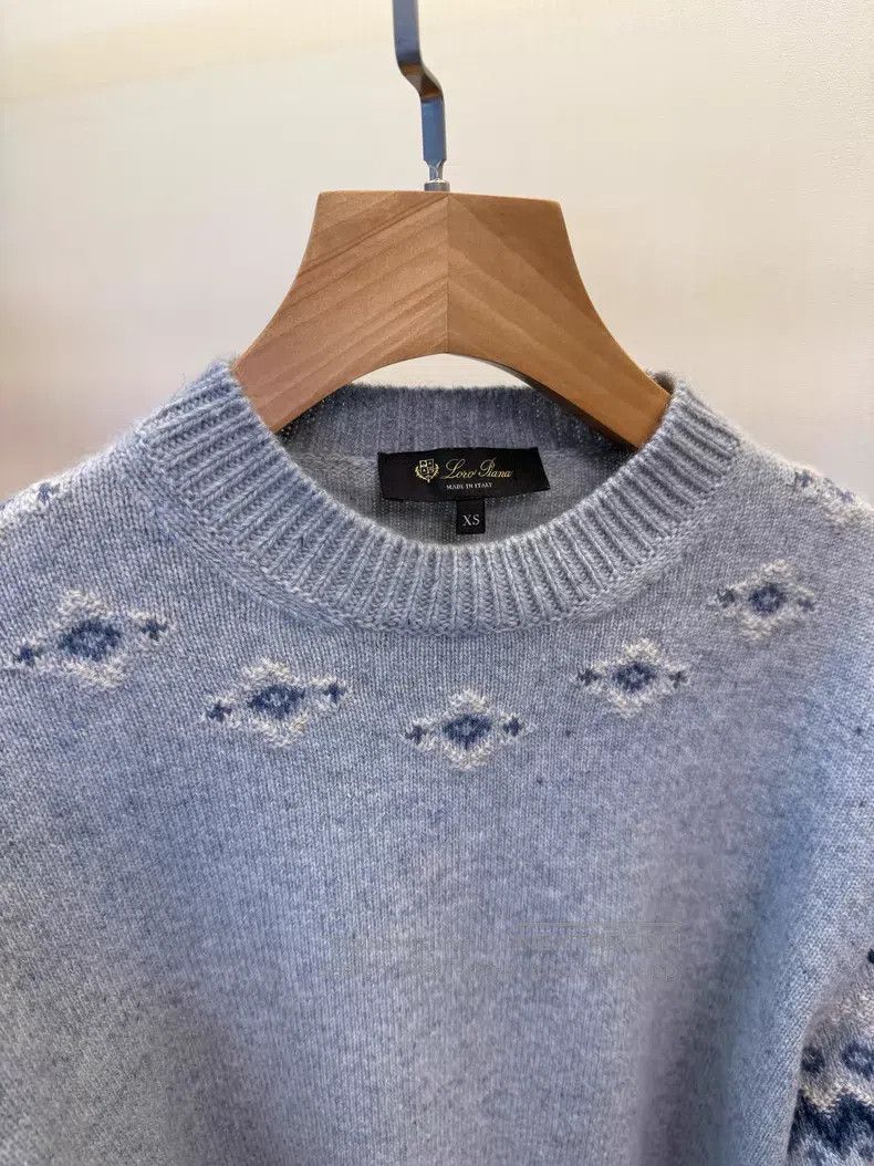 Loro Piana Loro Piana Cashmere Jacquard Sweater Size XS / US 0-2 / IT 36-38 - 2 Thumbnail
