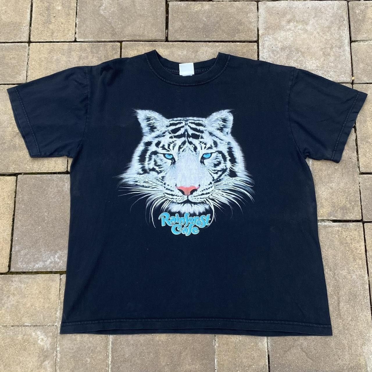 Vintage Vintage Rainforest Cafe Tiger Animal Wildlife Tee Tshirt Size US L / EU 52-54 / 3 - 1 Thumbnail