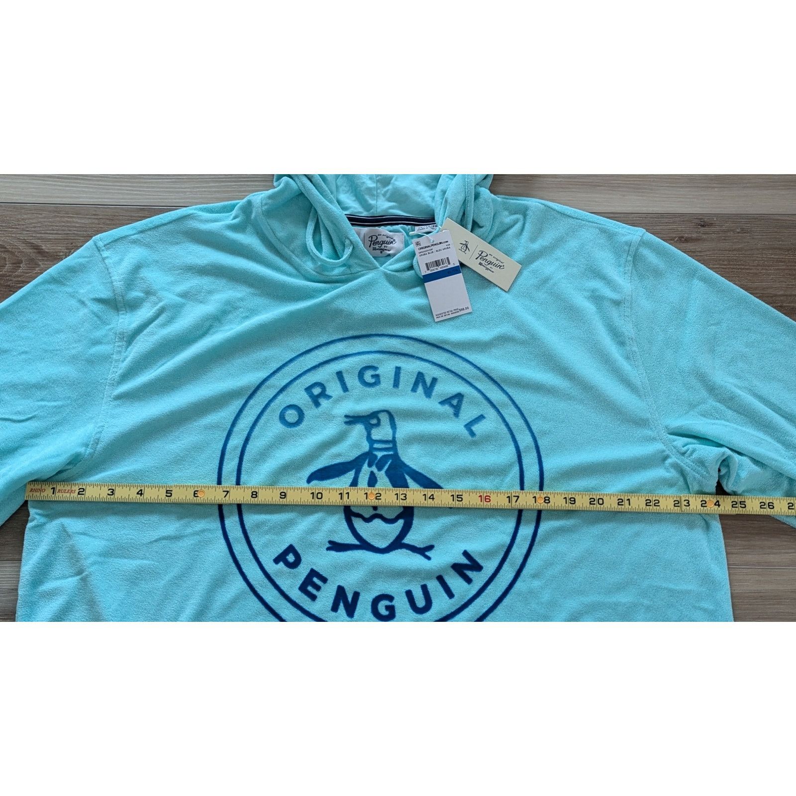 Original Penguin NWT Original Penguin Stamp Logo Terry Hoodie sz XL Size US XL / EU 56 / 4 - 7 Thumbnail