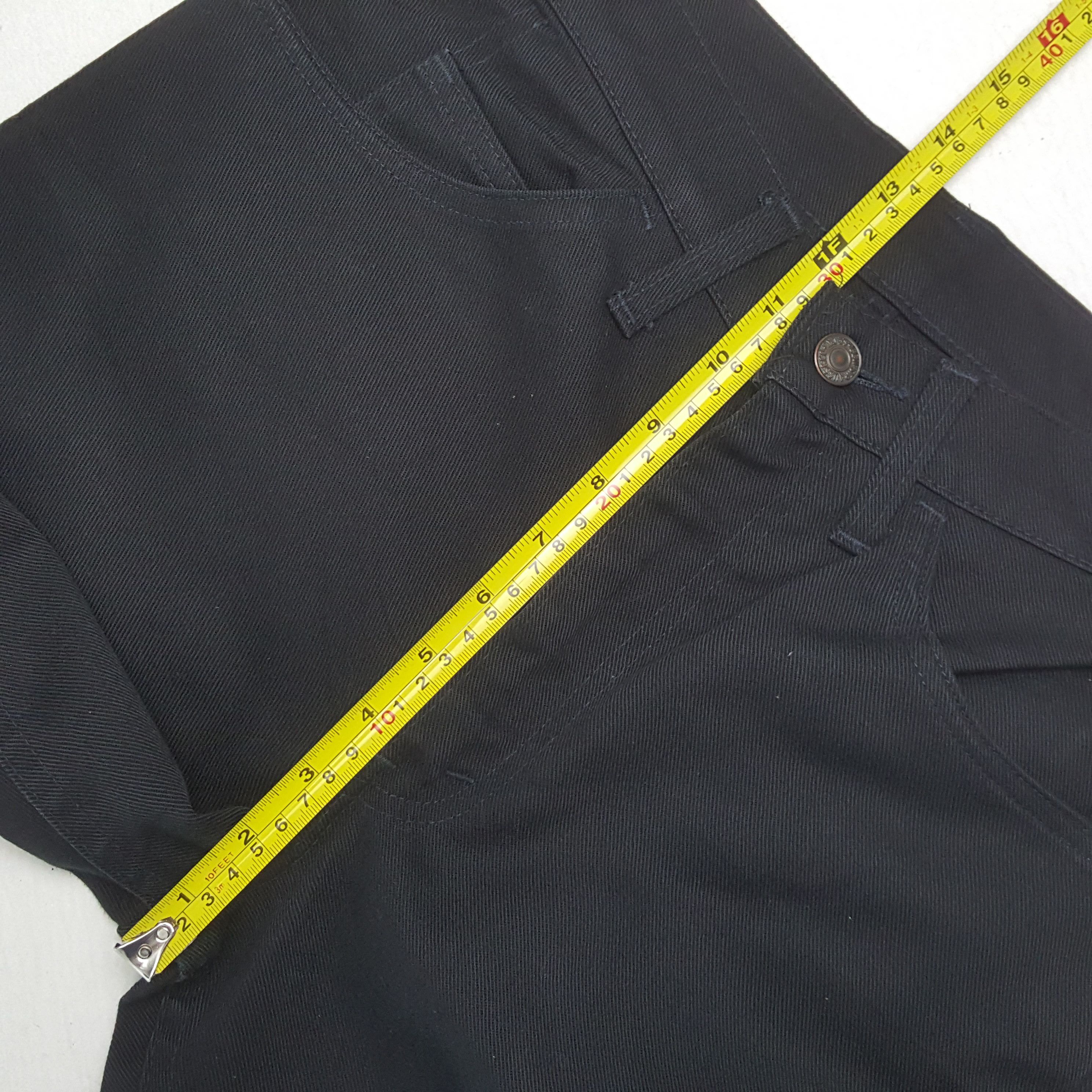 Levi's Vintage Levi's Sta Prest Bootcut Black Jeans RR15 Size US 30 / EU 46 - 8 Thumbnail