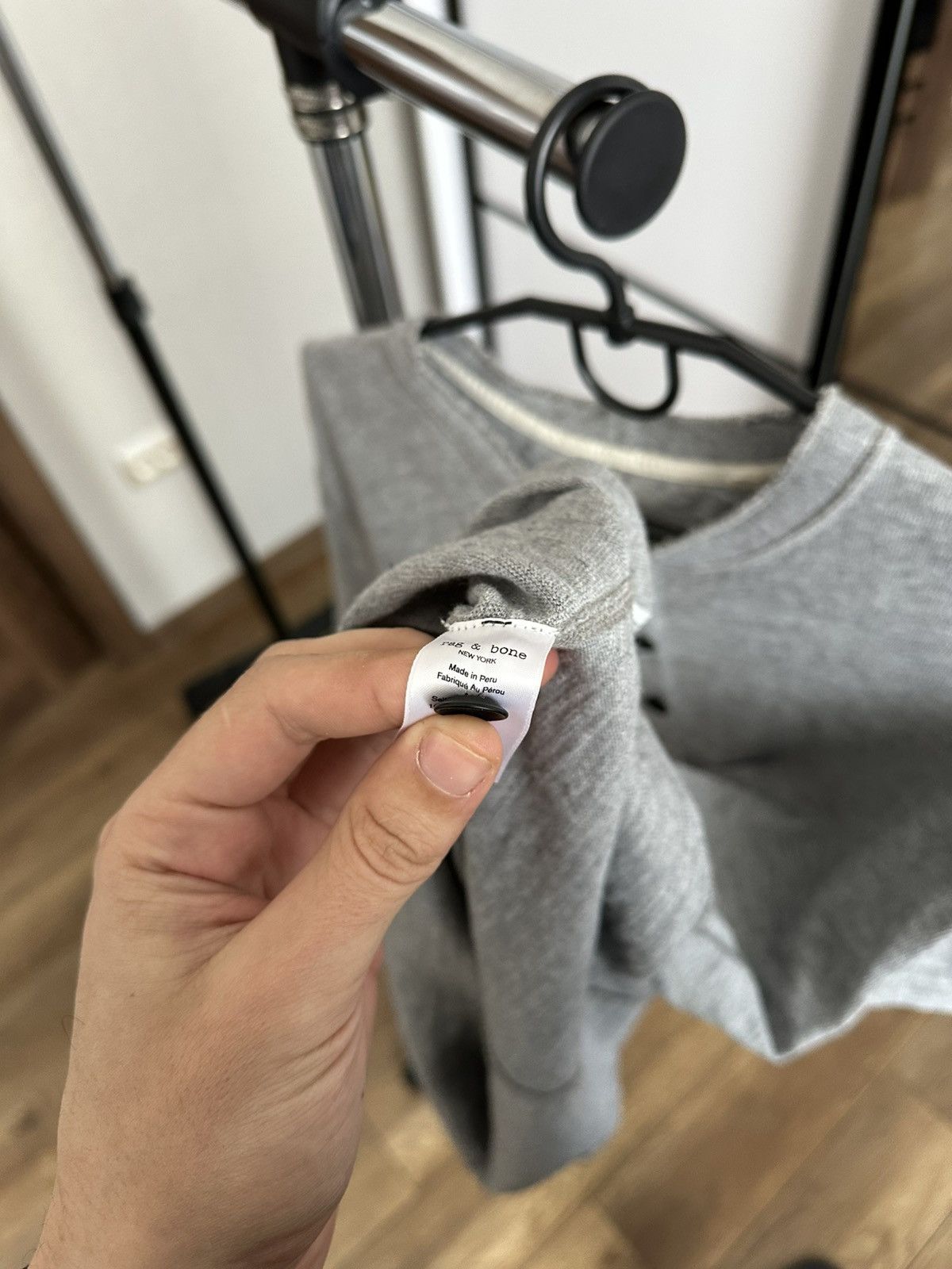 Rag & Bone Rag & Bone Heather T-Shirt Tee Size US L / EU 52-54 / 3 - 13 Thumbnail