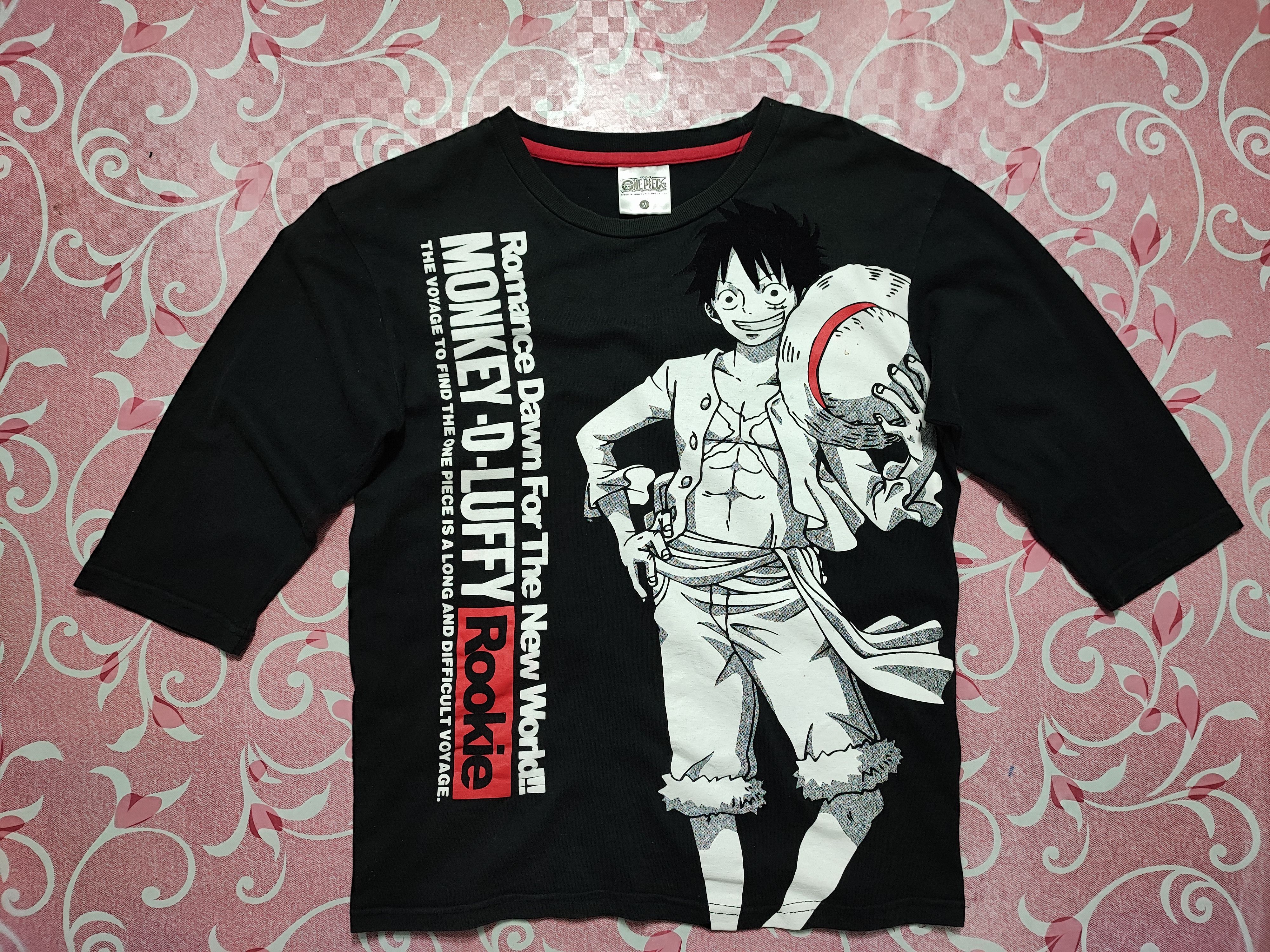 Anime × Japanese Brand × One Piece One Piece Tshirt Monkey D Luffy Rookie Size US M / EU 48-50 / 2 - 1 Thumbnail