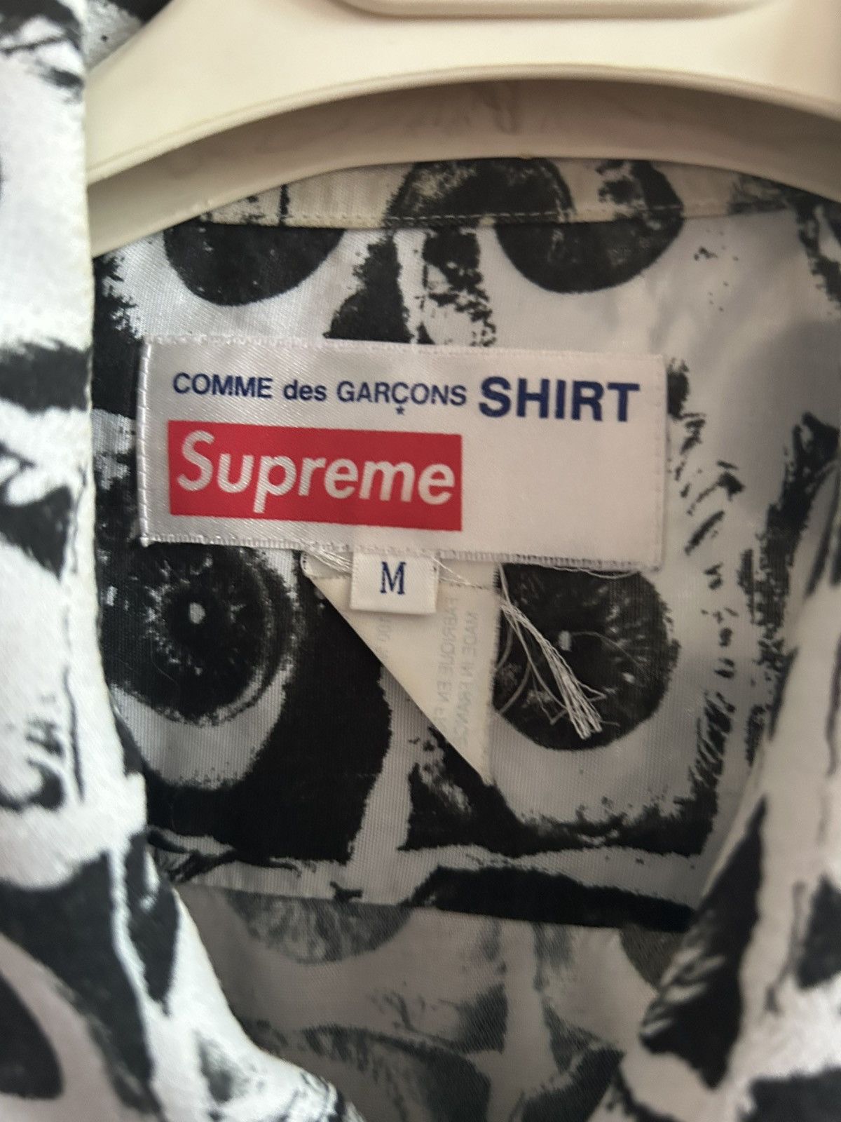 Comme des Garcons SHIRT × Supreme Shirt comme des garçons homme plus supreme eyes Size US M / EU 48-50 / 2 - 2 Thumbnail
