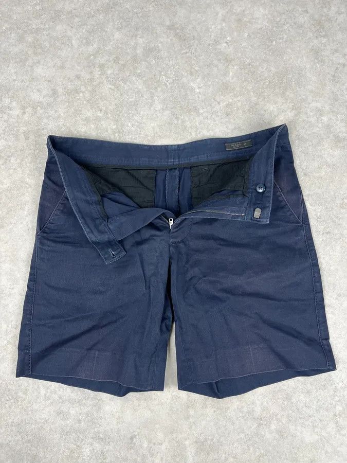 Prada SS2018 Prada Navy Chino Shorts Size US 32 / EU 48 - 7 Thumbnail