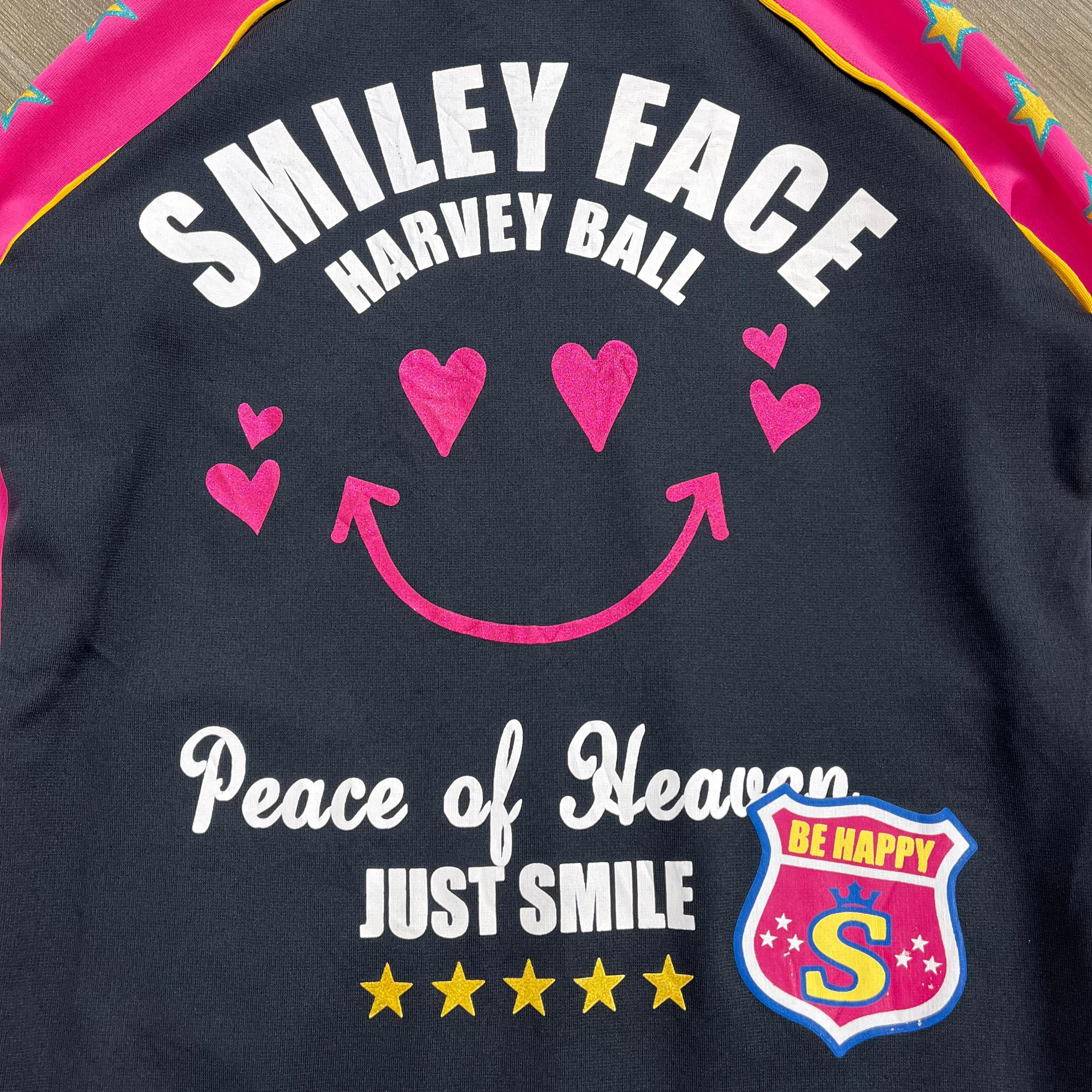 Angel Blue 2000s Hysteric Glamour Style Smile Face Star Track Jacket Size US S / EU 44-46 / 1 - 10 Thumbnail