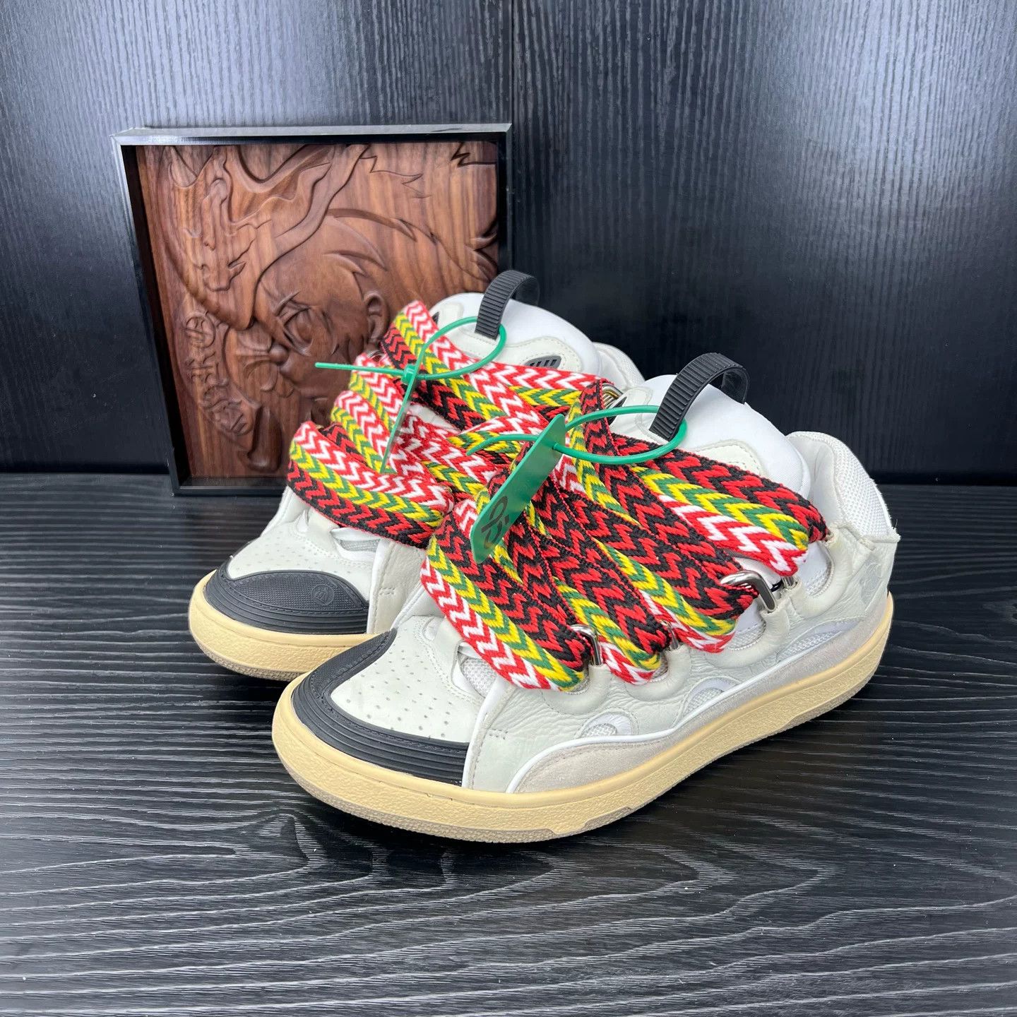Lanvin Lanvin White Bread Shoes Size US 7 / EU 40 - 1 Thumbnail