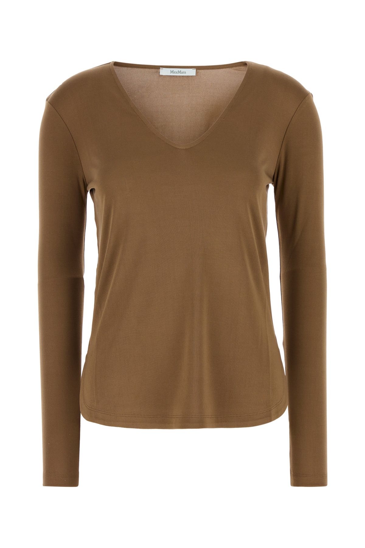 【送料&関税込】Max Mara fido Brown Wool Blend T-shirt Max Mara MAX MARA 'Fido' Brown Wool Blend T-Shirt | Grailed