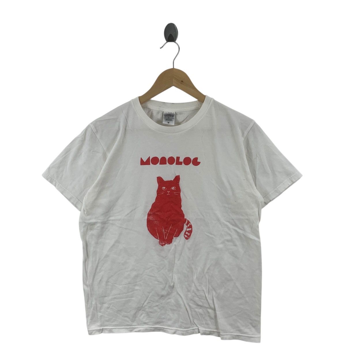 Anime ANIME MONOLOG CAT Illustration Artist Manga Tee Shirt Top Size M / US 6-8 / IT 42-44 - 4 Thumbnail