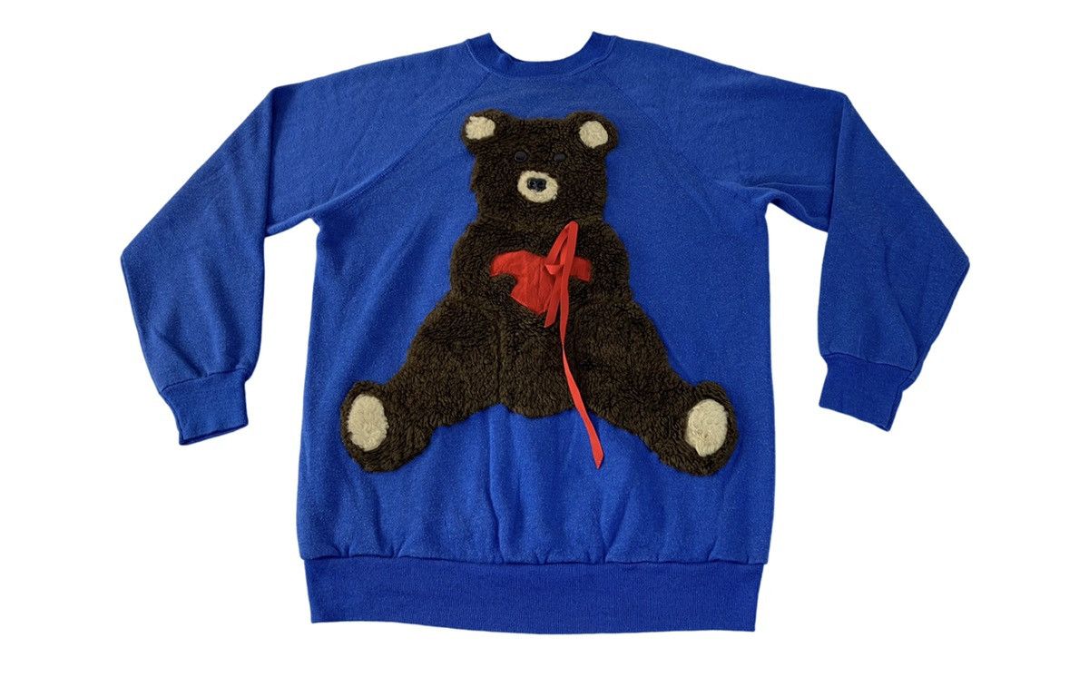Tultex Vintage Tultex USA Ultra Fleece 120 Bear Logo Pullover Sweat Size L / US 10 / IT 46 - 1 Thumbnail