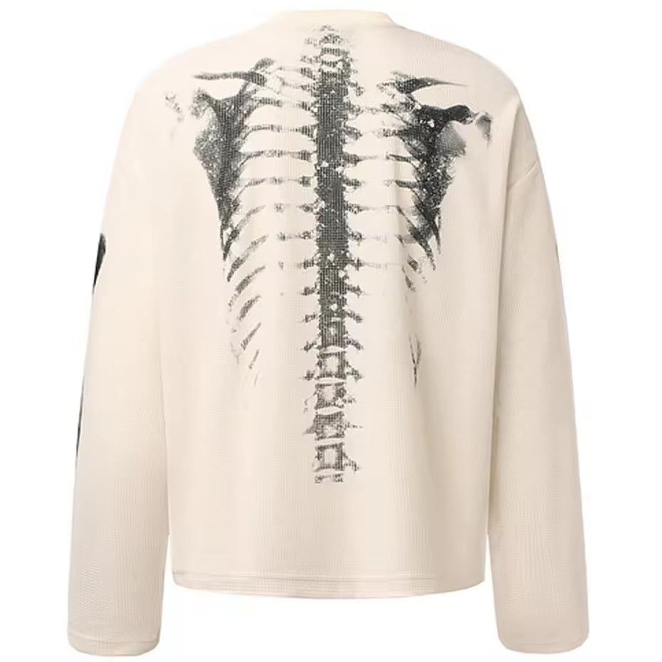 Vintage-Style Graphic Long Sleeve T Shirt