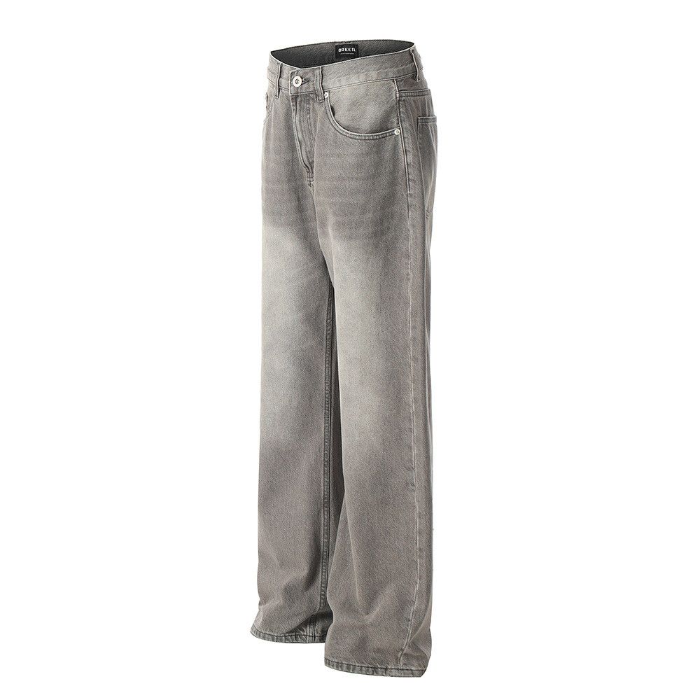 Japanese Brand × Jean Vintage distressed washed gradient men's casual jeans Size US 32 / EU 48 - 2 Thumbnail