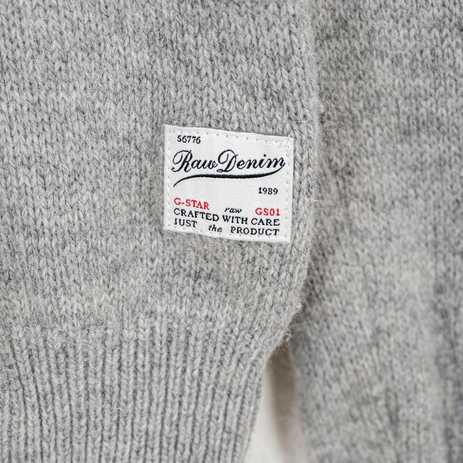 G-Star G-Star RAW Hockney Knit Sweater in Gray Lambwool blend Size US M / EU 48-50 / 2 - 10 Thumbnail