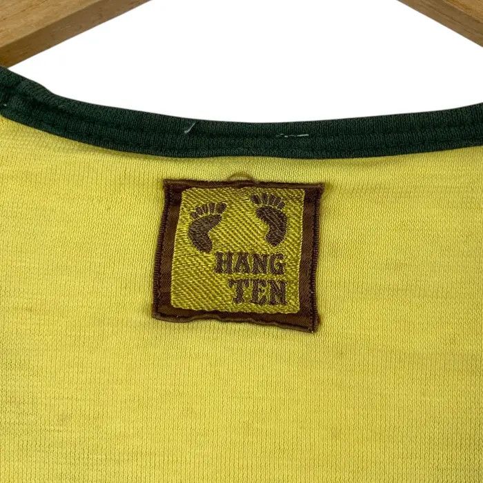 Hang Ten Vintage 80’ HANG TEN HAWAII Surf Honolulu Yellow Tee Shirt Size US M / EU 48-50 / 2 - 4 Thumbnail