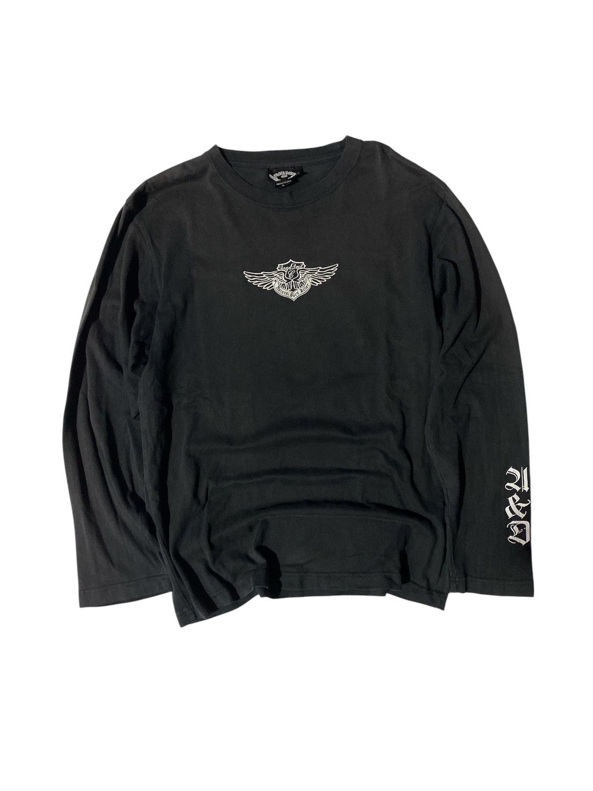 ◆AELFRIC EDEN◆Devil Angel グラフィック Tシャツ  送料込 glamb tシャツ Ebony Devil Raglan Cutsew / エボニーデビル