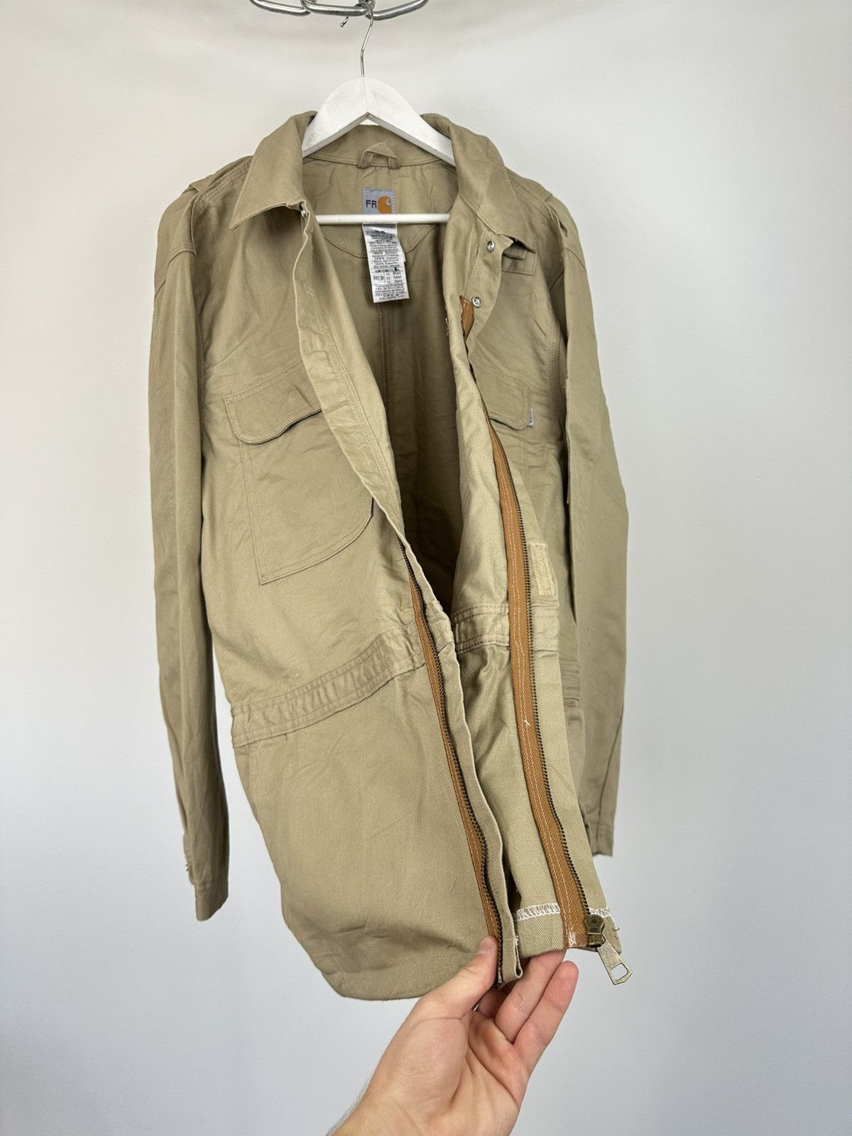 Carhartt Vintage Carhartt Flame Resistant Utility Work Detroit Jacket Size US XL / EU 56 / 4 - 13 Thumbnail
