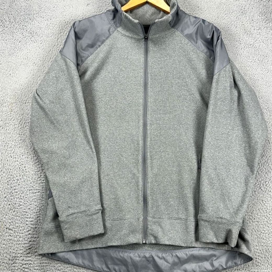 Under Armour Under Armour Jacket Adult 2XL Grey Full Zip Mens Long Sleeve Pockets Running Walking Outdoor Casual Size US XXL / EU 58 / 5 - 5 Thumbnail