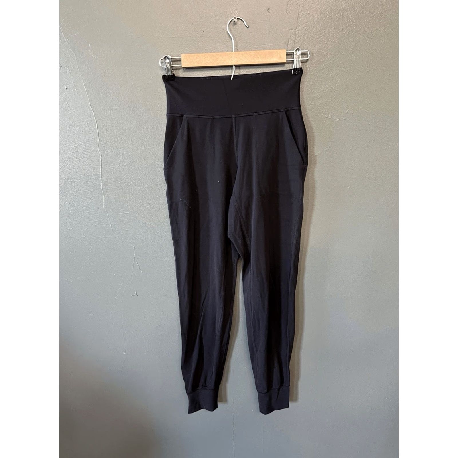 Lululemon VINTAGE-LULULEMON Align Jogger 28'' Sweatpants Womens Size 4 Logo Black W5DH6S Size 27" / US 4 / IT 40 - 2 Thumbnail