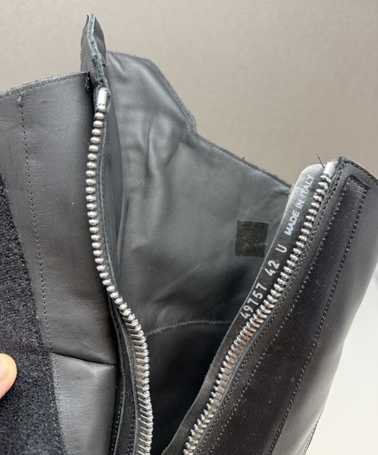 Rick Owens Rick Owens Biker Moto Sneaker Black Size US 9 / EU 42 - 9 Thumbnail