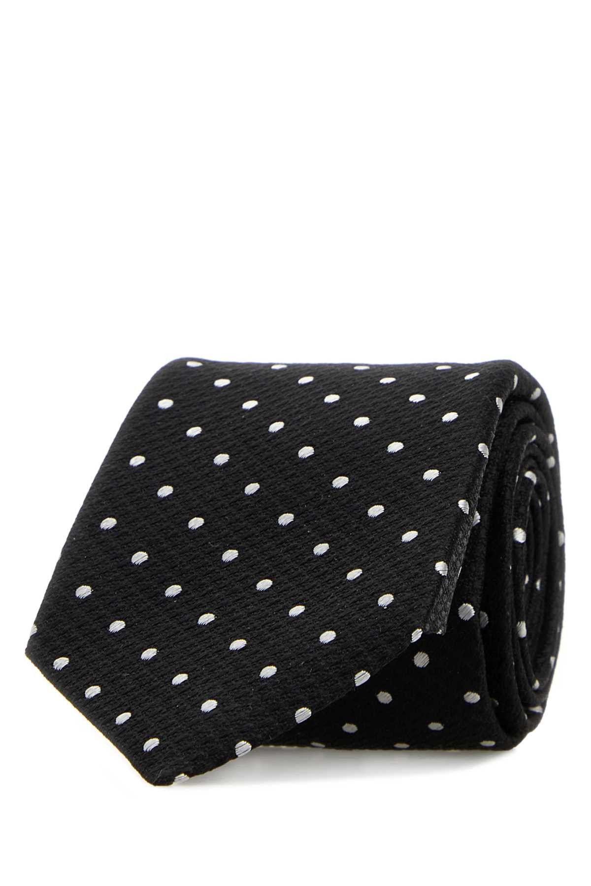 Tom Ford Embroidered Silk Tie Size ONE SIZE - 1 Thumbnail