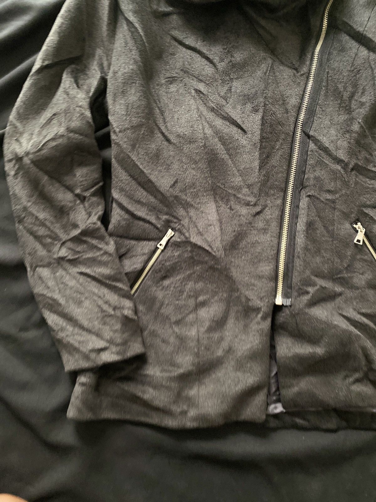 Isamu Katayama Backlash 2000’s Eris Asymmetrical vkei black jacket Size US M / EU 48-50 / 2 - 2 Thumbnail